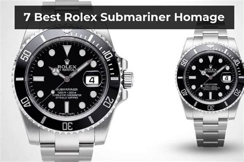 rolex submariner homage children's|The Best Rolex Submariner Homage – 7 Watches .